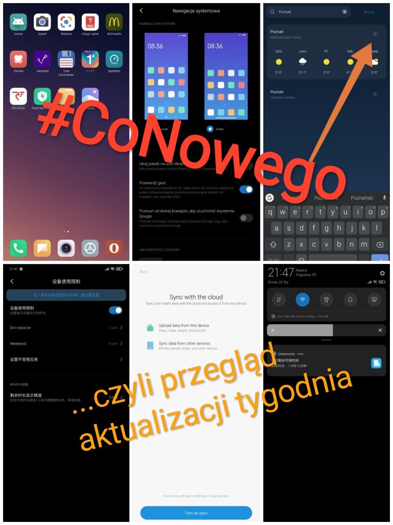 #CoNowego, czyli przegląd aktualizacji tygodnia #1