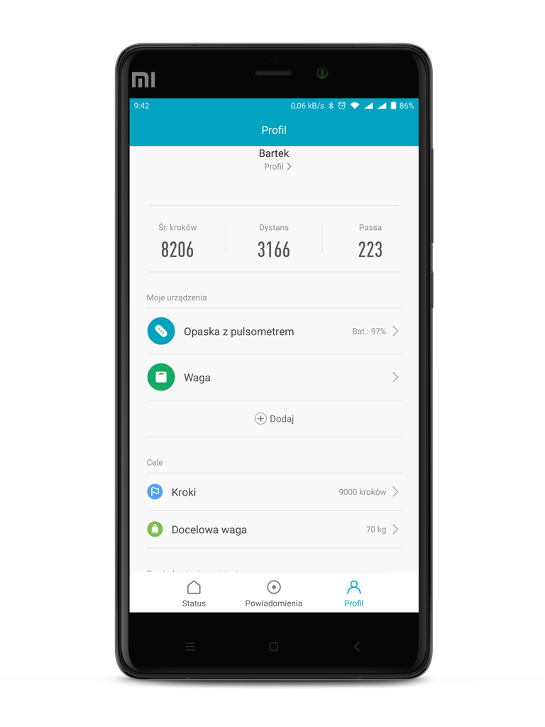 MiFit 2.0 z Google Play po polsku!