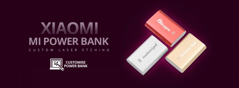 Power Banki Xiaomi z własnymi napisami od iBuyGou