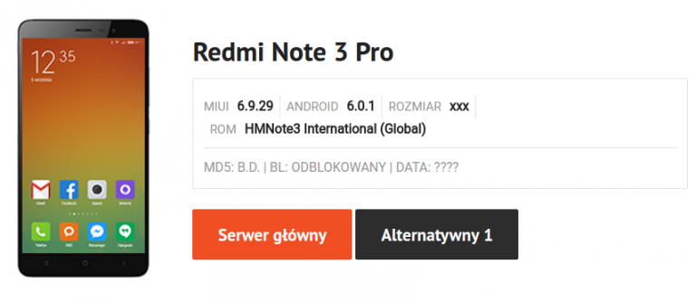 MIUIPolska dla Redmi Note 3 SE (kate) ?