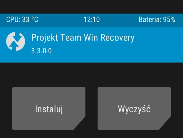 Nowe TWRP 3.3.0 dla MI9 cepheus