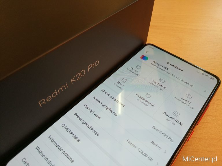 Instalacja Xiaomi.eu na Redmi K20 PRO / Mi 9T Pro