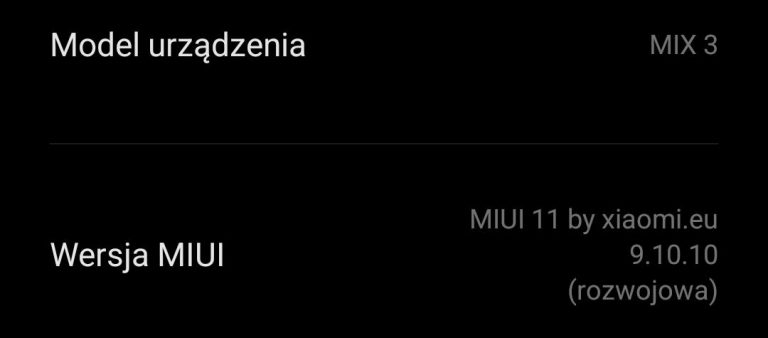 TWRP 3.3.1-1015 dla Mi MIX 3 Android Q