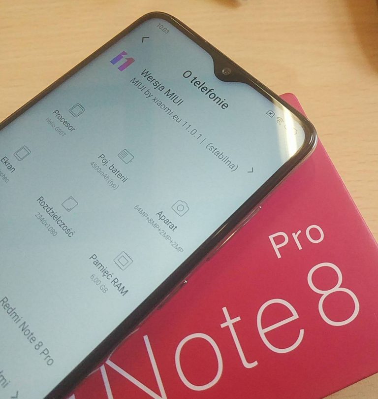 Wsparcie od miuipolska dla Redmi Note 8 PRO anulowane