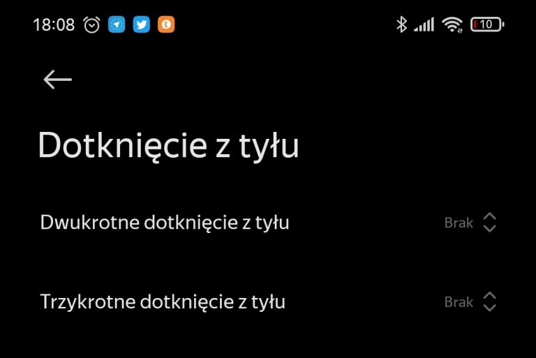 Funkcja „Back Tap” w MIUI – być może niedługo