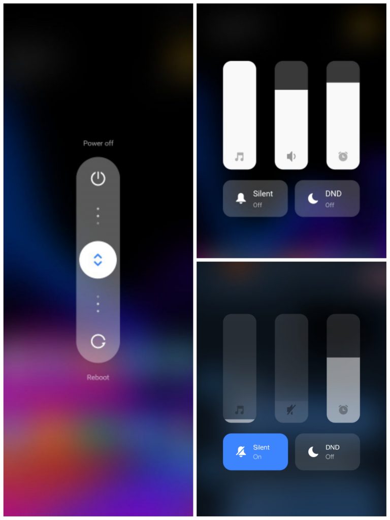 Nowy wygląd menu zasilania oraz sterowania głośnością w MIUI