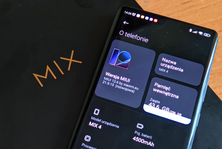 Pierwsze Xiaomi z aparatem w ekranie. Opinia o MIX 4