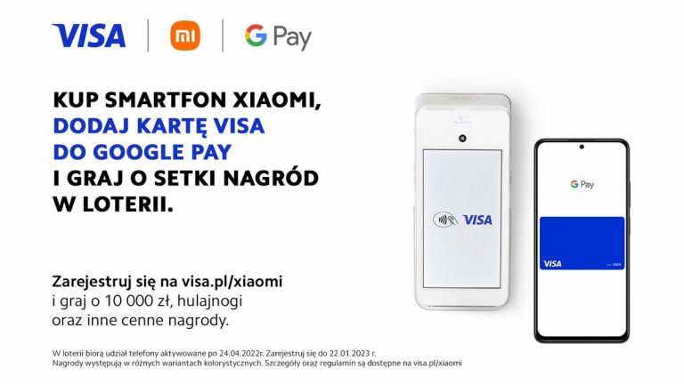 Loteria Xiaomi i Visa – do wygrania pieniądze, hulajnogi i inne nagrody!