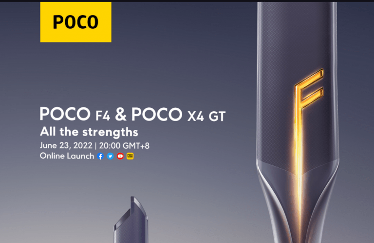 POCO F4 i POCO X4 GT – pokaz w przyszły czwartek