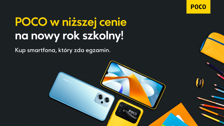 POCO C40 i POCO X4 GT w promocji na powrót do szkoły