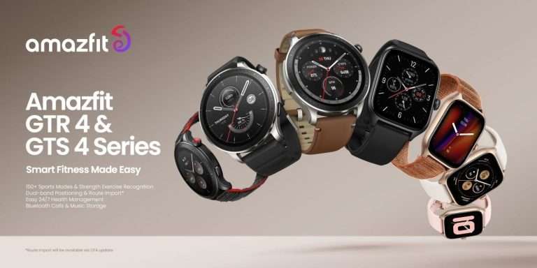 Amazfit GTR 4, GTS 4 i GTS 4 mini oficjalnie. Za ile?