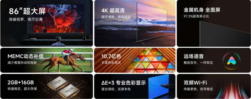 Xiaomi TV EA Pro 86″