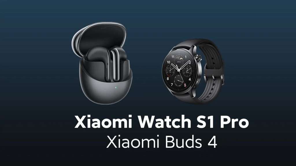 Xiaomi Watch S1 Pro i Xiaomi Buds 4