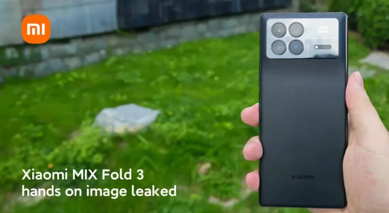Xiaomi MIX Fold 3 na pierwszym zdjęciu