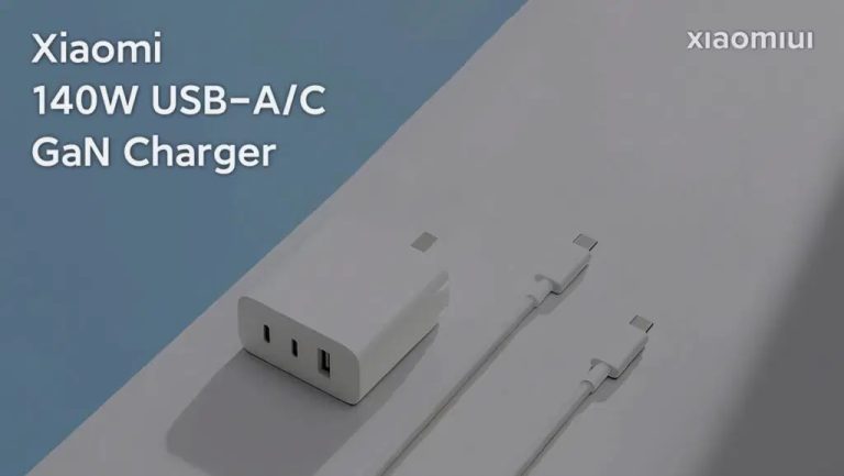 Trójportowa ładowarka Xiaomi o mocy 140 W