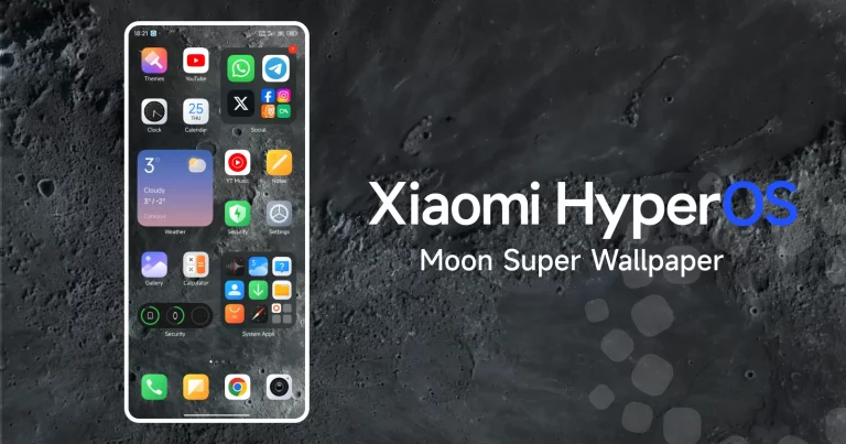 Moon Super Wallpaper. Nowa dynamiczna tapeta w HyperOS