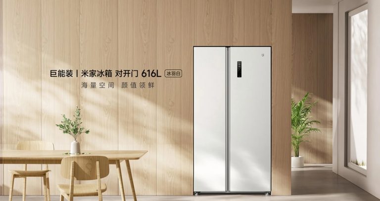Dwudrzwiowa lodówka Xiaomi Mijia 616L debiutuje w Chinach