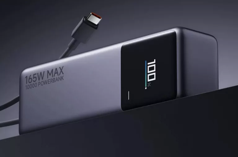 Xiaomi Power Bank o pojemności 10000 mAh i łącznej mocy 165 W