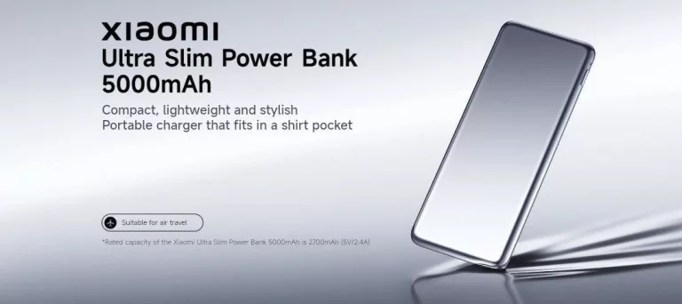 Xiaomi Ultra-Slim 5000 mAh to kompaktowy Power Bank z ciekawymi funkcjami