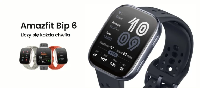Smartwatch Amazfit Bip 6 oficjalnie trafia do Polski