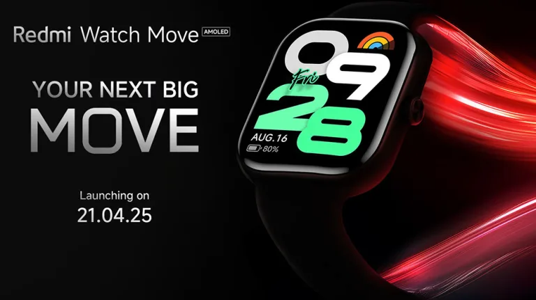 Redmi Watch Move z ekranem AMOLED i długim czasem pracy na baterii