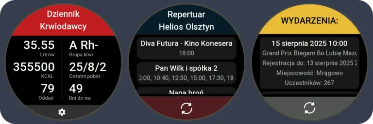 Nasze aplikacje na ZeppOS (Amazfit)